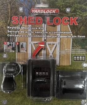 Yardlock 627843920151 Shed Lock Keyless Kit Brand New
