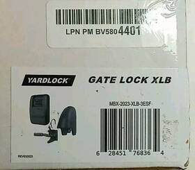 Mbx-2023-xlb-3esf Yardlock 628451768364 Gatelock Secure Keyless Gate Lock Xlb New In Box