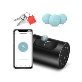 S170 Yeeuu 714291389965 Smart Door Lock With Fingerprint Nfc App Code Backup Keys Stylish Blueto