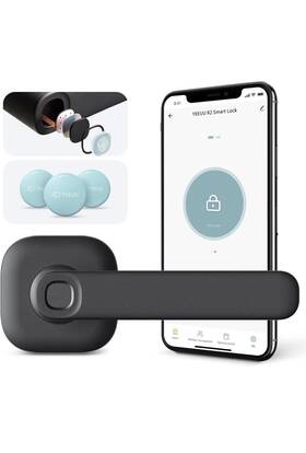 Ysr3711 Yeeuu Remote Control Smart Fingerprint Door Lock White- New Sealed