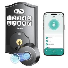 Yeolet 768556861871 Fingerprint Door Lock Keyless Entry Deadbolt With App Contro