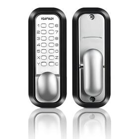 Yg-ol6010yd-2-c Ygaffagy Mechanical Keyless Entry Door Lock 14 Digital Keypad Weatherproof