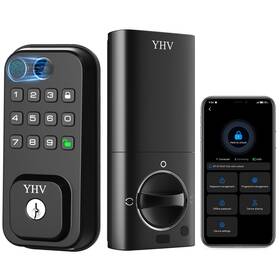 Yhv 850077067884 Smart Door Lock With 6 Unlocking Ways Fingerprint Keyless Entry Wi