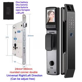 D14p Ykesdl 3d Face Recognition Unlock Digital Door Lock With Camera Fingerprint Password Un