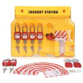 Anquansuo01 Yqlbgprj Lock Out Tag Station Lockout Tagout Kit Locks Loto Bre