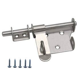 Yuanhuarongsheng 740385259715 6 Inch Sliding Bolt Gate Latch Heavy-duty Thickening Stainless Steel Barrel B