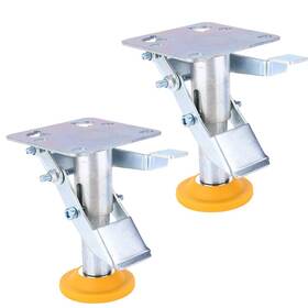 Yuecoomagp4qfv78i-11 Yuecoom Floor Lock Adjustable Height Trolley Brake Manganese Steel 100kg