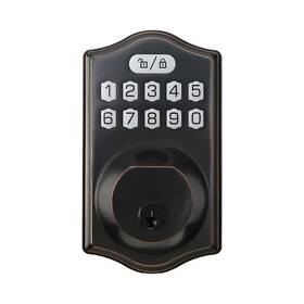 3289565 Yuehuam 3289565/am47us/fbm Keyless Entry Door Lock With Code Electronic Keypad Deadbolt 2 Bac