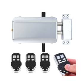 Yuhanus 769894490433 Electronic Deadbolt Door Lock Remote Control Anti-theft Home Secur
