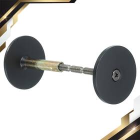 Zaplyte 614462057696 1pcs Door Hole Cover Plate 1 9/16 Inch Deadbolt Matte Black