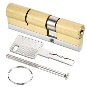 Zaplyte 669739420215 32.5/57.5 90mm Overall European Double Lock Cylinder Door With 8 Keys