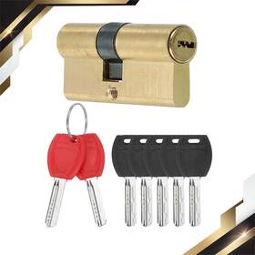 Zaplyte 669739771355 70mm 27.5/10/32.5 European Double Lock Cylinder Door 7 Key