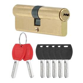 Zaplyte 683867012333 90mm 40/10/40 European Double Lock Cylinder Door With 7 Key