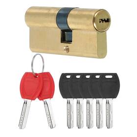 Zaplyte 683867012371 75mm 27.5/10/37.5 European Double Lock Cylinder Door With 7 Key