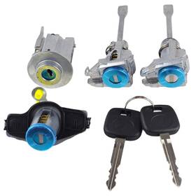 69057-02130 Zcrcoln Ignition Switch And Front Door Trunk Lock Cylinder Set With 2 Keys Compat