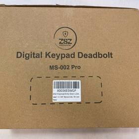 Ms-002 Zenith Security Zeal Smart Door Lock Seal Zsz Digital Keypad Deadbolt