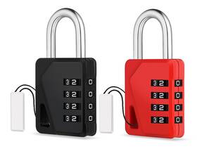 35963 Zhege Locks For Locker With Code Small Combo Lock 2p 2pack Black And Red