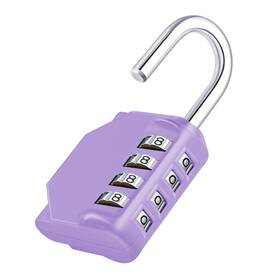 64895 Zhege Combination Lock 4 Digit Padlock Outdoor 1p Purple