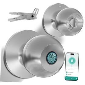 Cl02 Zhongshan Chuanlong Intelligent Technology Co. Ltd Smart Door Knob Fingerprint Locks For Bedrooms With App Control And Key