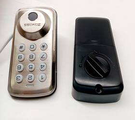 Dzs02 Zomoss Fingerpring Keypad Deadbolt