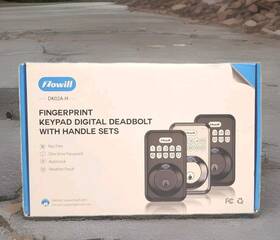 Dk02a-h Zowill Fingerprint Keypad Digital Deadbolt With Handle Sets