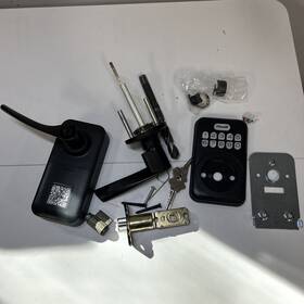 Dk04 Zowill Keyless Entry Door Lock With Handle Smart Satin Nickel Open Box