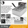 6.3qt-6l Zq-h005 King Uking Electric Deep Fryer Stainless Steel Single Cylinder