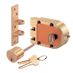 Bronze Deadlock, 666A-KA, Single Cylinder, Angle Strike, Brass, Keyed Alike,. Fixed Price $109.63.