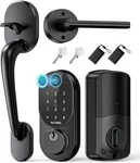 Nutomo Smart Front Door Lock Handle Set Fingerprint Keyless Entry Digital Keypad. Fixed Price $69.99.