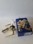 Schlage - Series F40 Privacy Knob Jaz 605 Bright Brass. Fixed Price $40.00.