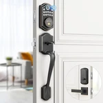 Keyless Entry Door Lock With Handle Set- Fingerprint Deadbolt, Electronic Key.... Fixed Price $137.85.