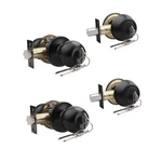 Knobonly Entry Door Knobs Double Cylinder Deadbolt, Keyed Alike Hand.... Fixed Price $58.36.