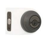 Kwikset Venetian Bronze Double Cylinder Deadbolt Featuring Smartkey Security. Fixed Price $30.00.