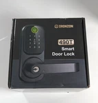 Ironzon 490T Smart Door Lock W/ Keypad/fingerprint/app Control. Fixed Price $93.08.