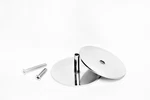 Door Knob Filler Plate Dummy Deadbolt Lock Cover Show Screws 2-5/8" Dia. Fixed Price $26.89.