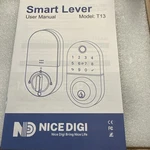 Nice Smart Keypad Door Lock Handle Keyless Entry Fingerprint Digital New. Fixed Price $29.99.