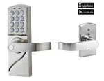 New Digital Password Keypad Access Smart Wifi Door Lock, Satin Chrome Left Hand. Fixed Price $199.99.