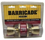 Barricade By Yale Keyed Entry Door Knob Set Replaces Most Brands Easy To Install. Fixed Price $9.20.