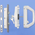 Sliding Patio Door Handle Set With Mortise Lock, Suitable For Glass. Fixed Price $74.93.