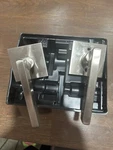 Kwikset Hfl 6AL Rcs Satin Nickel Passage Door Lock Halifax 91540-001 New. Fixed Price $18.00.