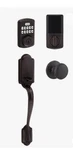 Yale Keyless Lever Door Handle & Kwikset Powerbolt 250/10-BUTTON Keypad Db/brown. Fixed Price $161.91.