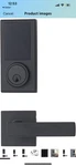 Amazon Basics Touchscreen Deadbolt Door Keypad Lock PL2STMS4918 - Matte Black. Fixed Price $35.00.