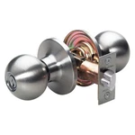 Master BA0115KA4S Knob Lockset,ball Style,satin Nickel 492U76. Fixed Price $27.09.