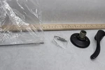 Kwikset Right-handed Half-dummy Door Lever Matte Black 94880-609. Fixed Price $8.38.