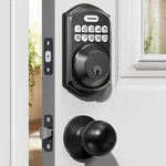 Teeho TE001K Keyless Entry Door Lock Handle Electronic Keypad, Matte Black. Fixed Price $61.17.