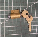 Yale Original Lock Cylinder For Knobs Keys 26D Satin Nickel Finish Y1. Fixed Price $6.00.
