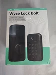 Wyze Lock Bolt Smart Door Keypad Fingerprint Matte Black WLCKB1. Fixed Price $50.00.