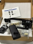 Zmnew Electronic Keypad Deadbolt Brightify Keyless Entry Lock - Matted Black. Fixed Price $53.00.