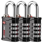 Forge 4-DIGIT Travel Lock Advanced TSA008, Secure, Hardened Steel Shackle. Fixed Price $76.05.