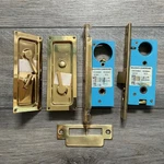 Baldwin 6830 & 8580 Mortise Entrance Estate Locks Brass Faceplates New Nos. Fixed Price $179.99.